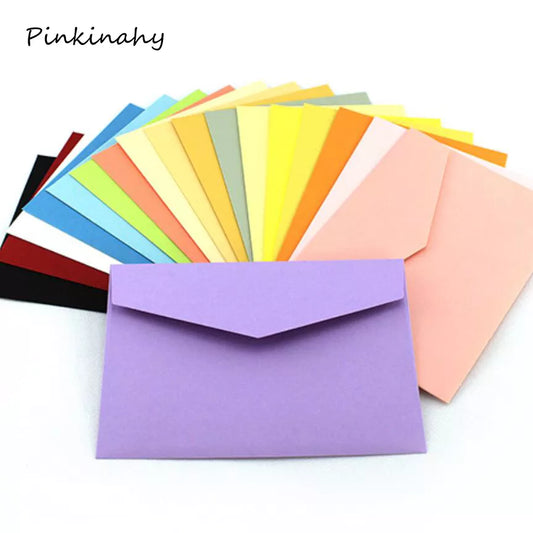 Envelopes de Papel Kraft Colorido 108mmx82mm 50Pcs